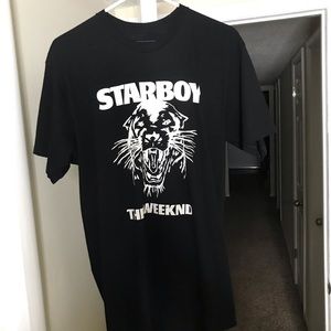 The Weeknd merch. Starboy t shirt.